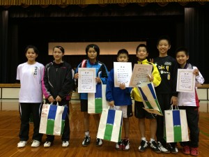 第20回沖縄県小学生総合シングルスバドミントン選手権クラス別大会